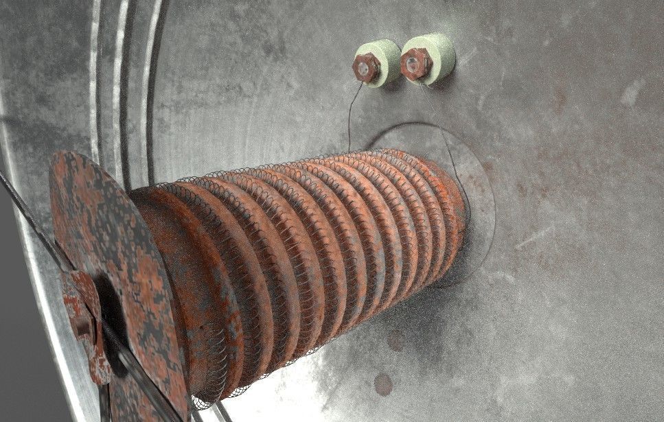 Old Heater 3D model_11