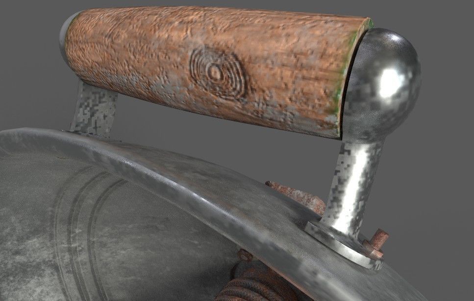 Old Heater 3D model_7