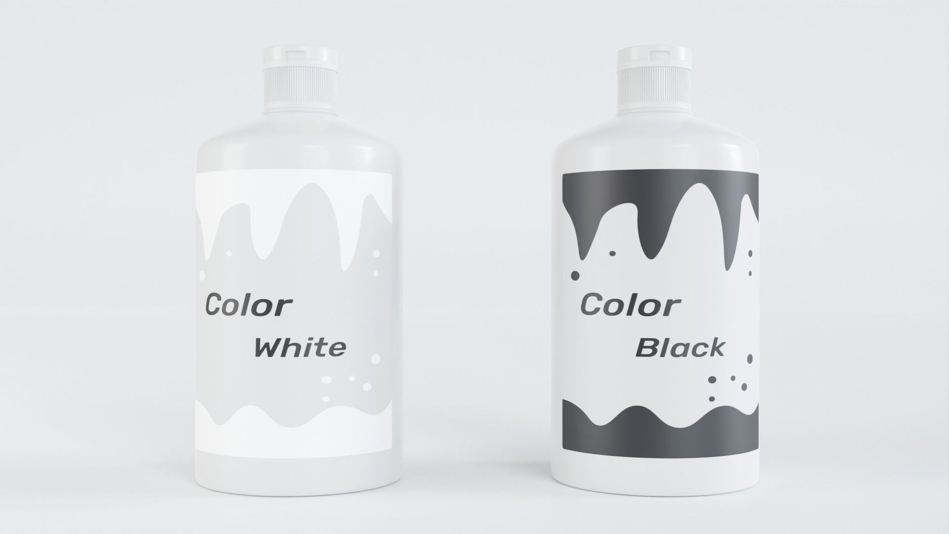 Paint Bottle Colors 3D model_6