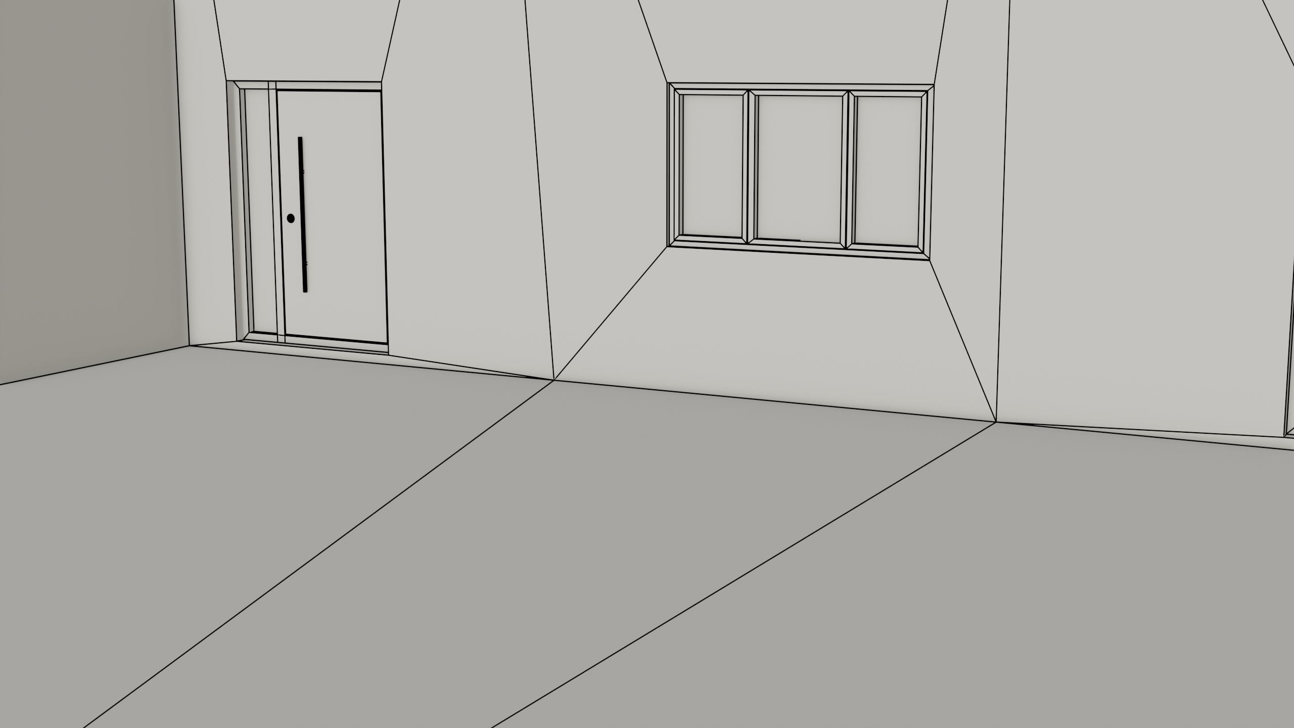 Modern House 02 All PBR Unity UE Textures Included Low-poly 3D model_32