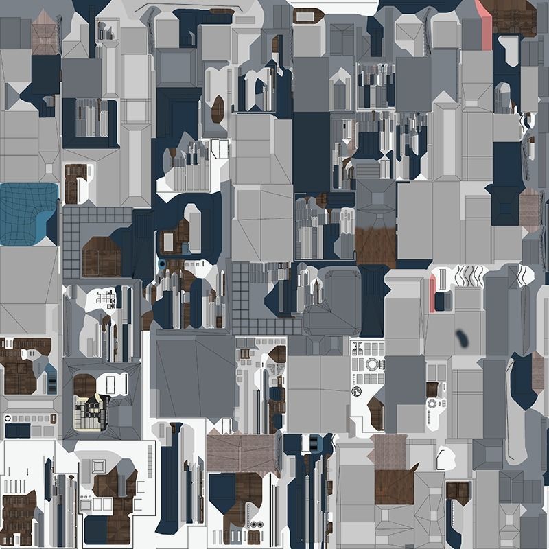 Modern House 02 All PBR Unity UE Textures Included Low-poly 3D model_34