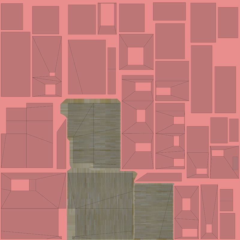 Modern House 02 All PBR Unity UE Textures Included Low-poly 3D model_35