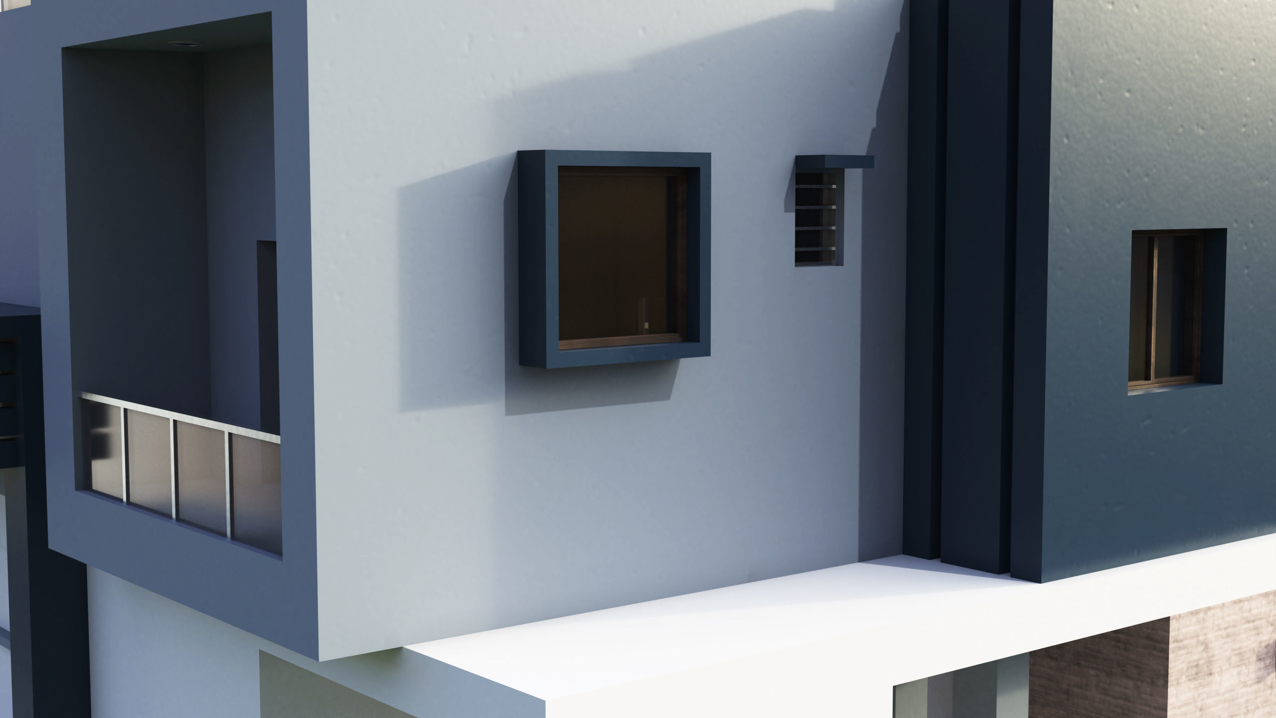 Modern House 02 All PBR Unity UE Textures Included Low-poly 3D model_12