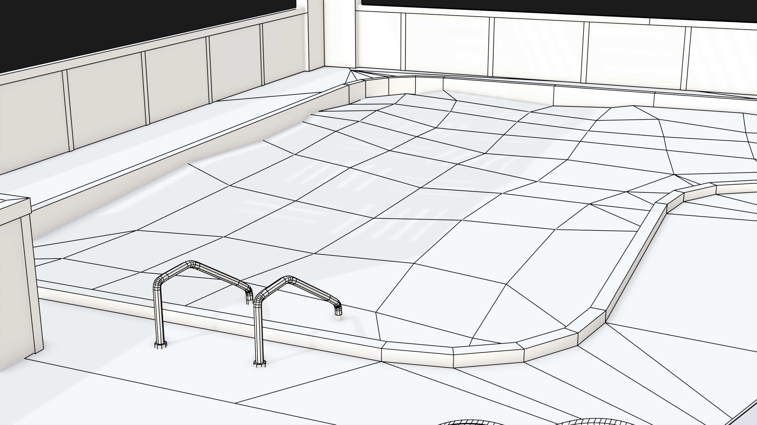 Modern House 02 All PBR Unity UE Textures Included Low-poly 3D model_30