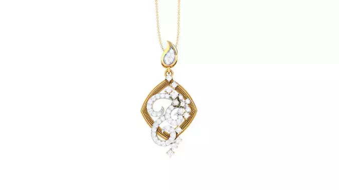 Women Pendant 3dm STL OBJ FBX Renders Details