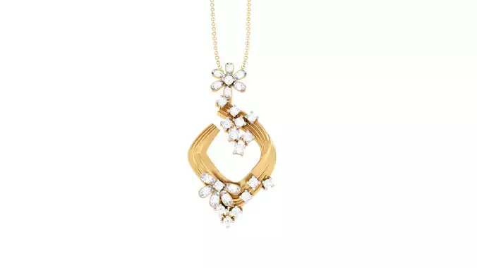 Women Pendant 3dm STL OBJ FBX Renders Details