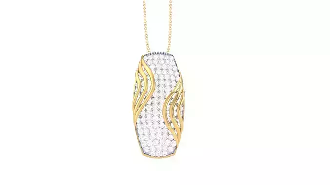 Women Pendant 3dm STL OBJ FBX Renders Details