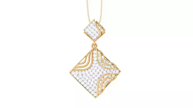 Women Pendant 3dm STL OBJ FBX Renders Details