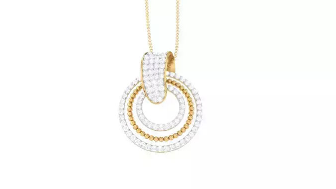 Women Pendant 3dm STL OBJ FBX Renders Details