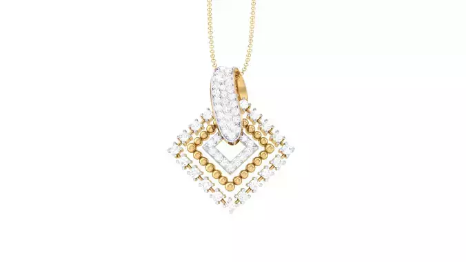 Women Pendant 3dm STL OBJ FBX Renders Details