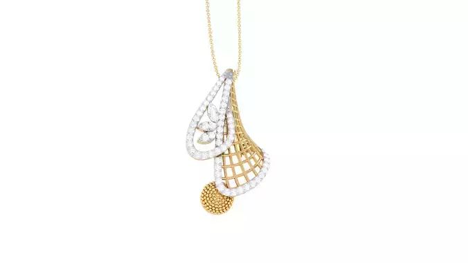 Women Pendant 3dm STL OBJ FBX Renders Details