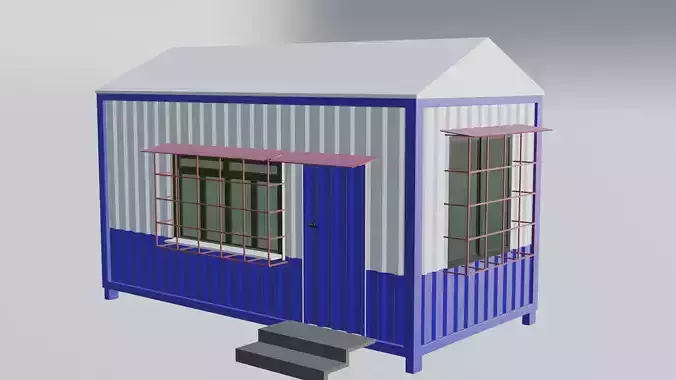Security Cabin 3D model