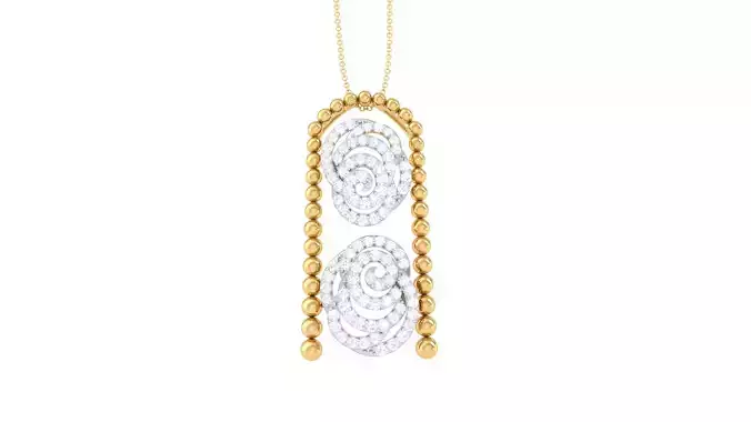 Women Pendant 3dm STL OBJ FBX Renders Details