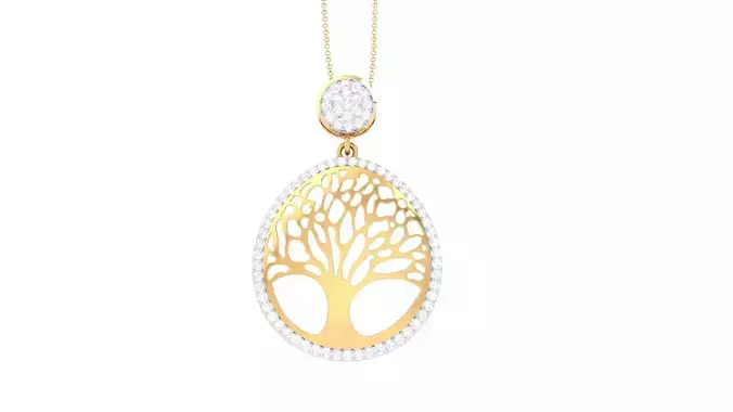 Women Pendant 3dm STL OBJ FBX Renders Details