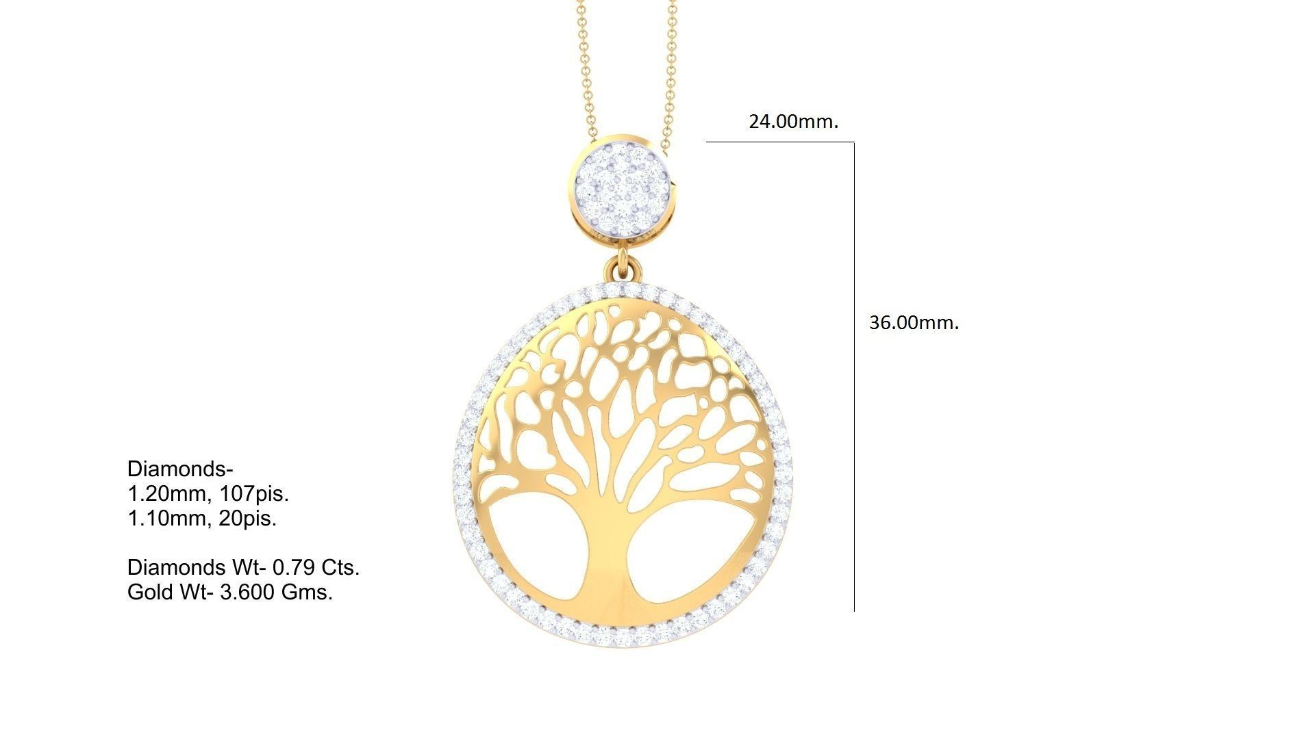 Women Pendant 3dm STL OBJ FBX Renders Details 3D print model_3