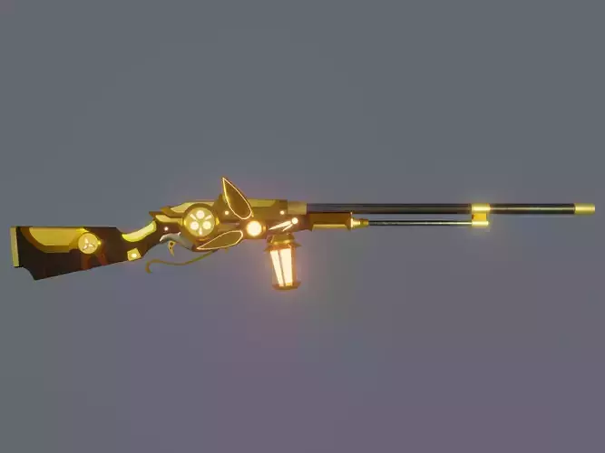 Musket gun 3d model
