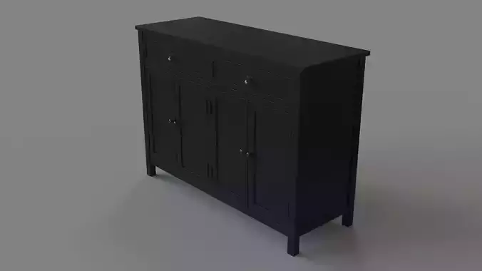 Torrance Rubbed Black Buffet