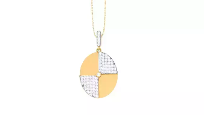 Women Pendant 3dm STL OBJ FBX Renders Details
