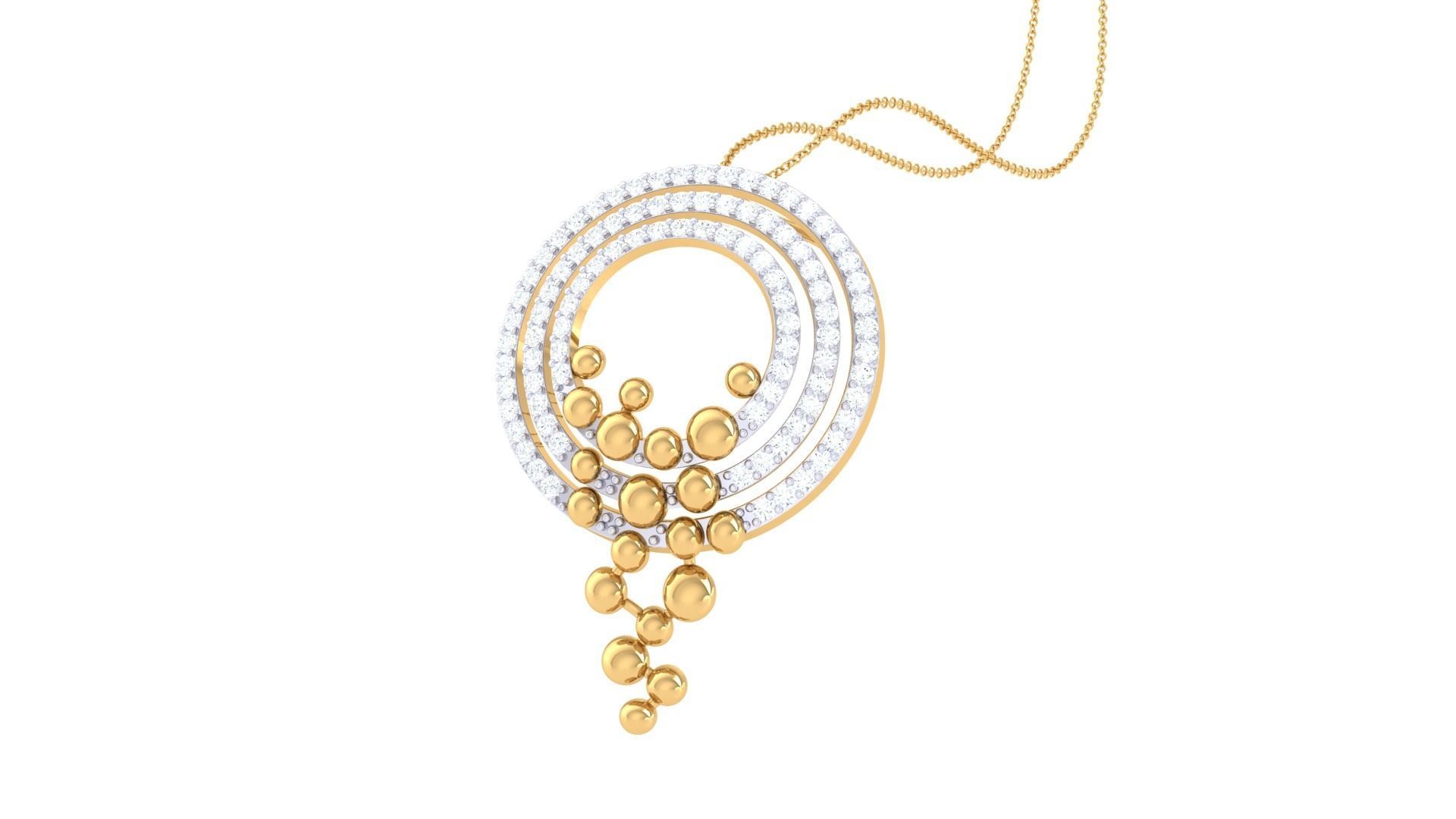 Women Pendant 3dm STL OBJ FBX Renders Details 3D print model_2