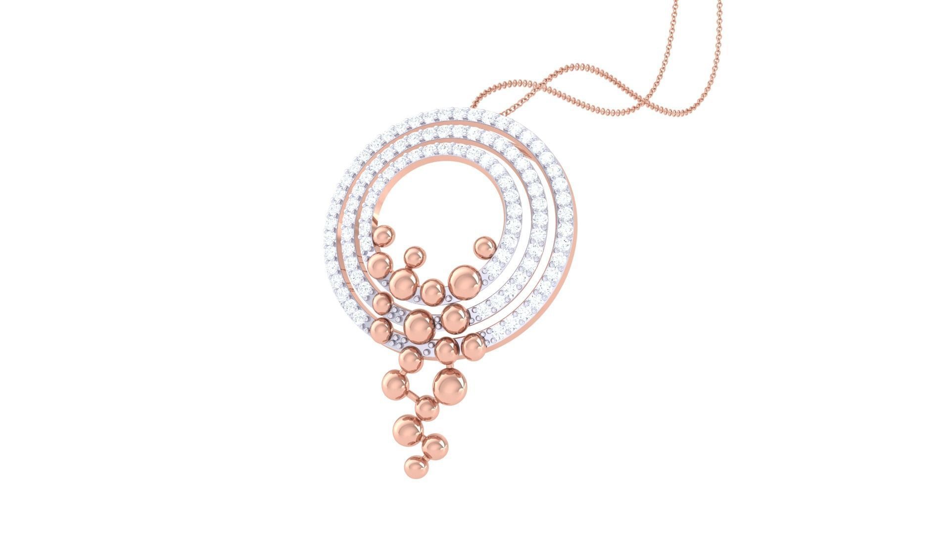 Women Pendant 3dm STL OBJ FBX Renders Details 3D print model_1