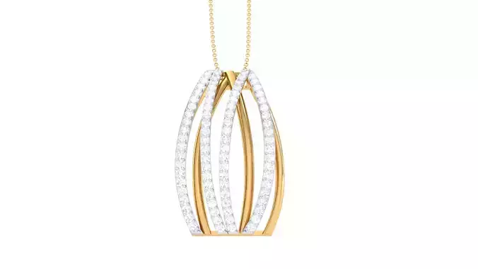 Women Pendant 3dm STL OBJ FBX Renders Details