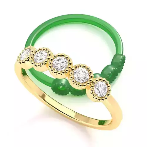 5-Stone Love Story Diamond Ring