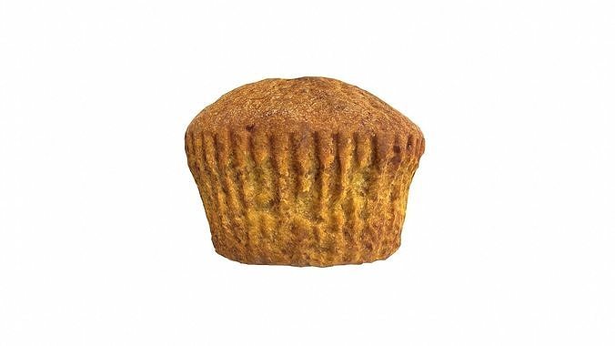 Banana cakes style2 Low-poly 3D model 2