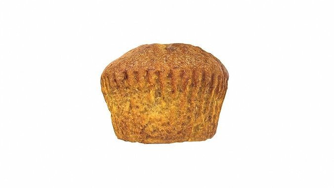 Banana cakes style2 Low-poly 3D model 3