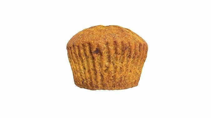 Banana cakes style2 Low-poly 3D model 5