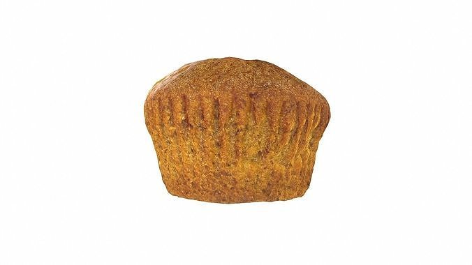 Banana cakes style2 Low-poly 3D model 6
