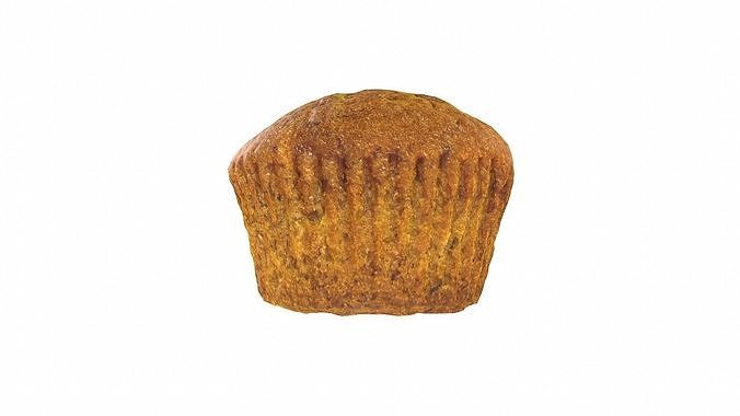 Banana cakes style2 Low-poly 3D model 4