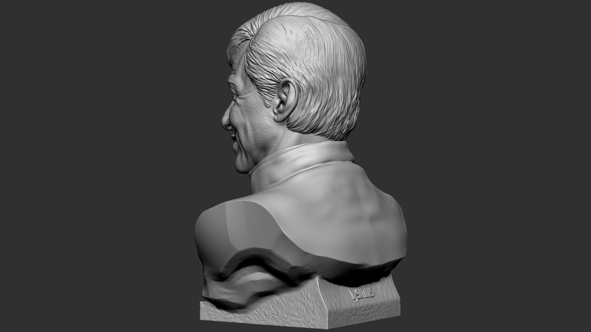 Jackie Chan 3D print model_4