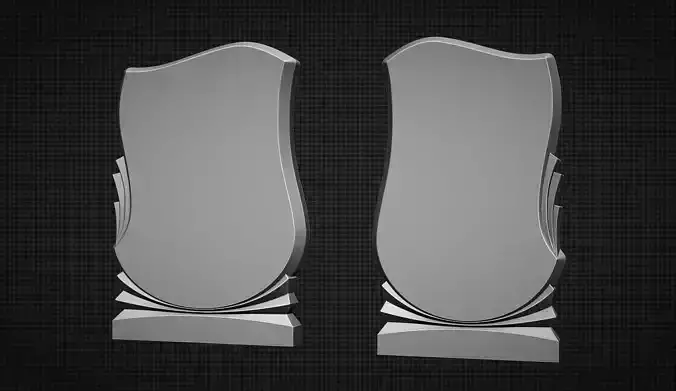 Memorial Tombstones 3D print model