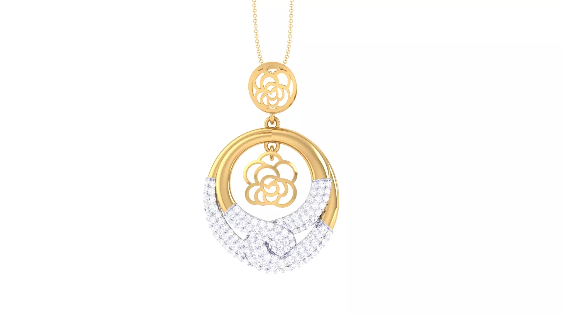 Women Pendant 3dm STL OBJ FBX Renders Details 3D print model_0