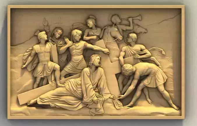3D model STL Captivity of Christ