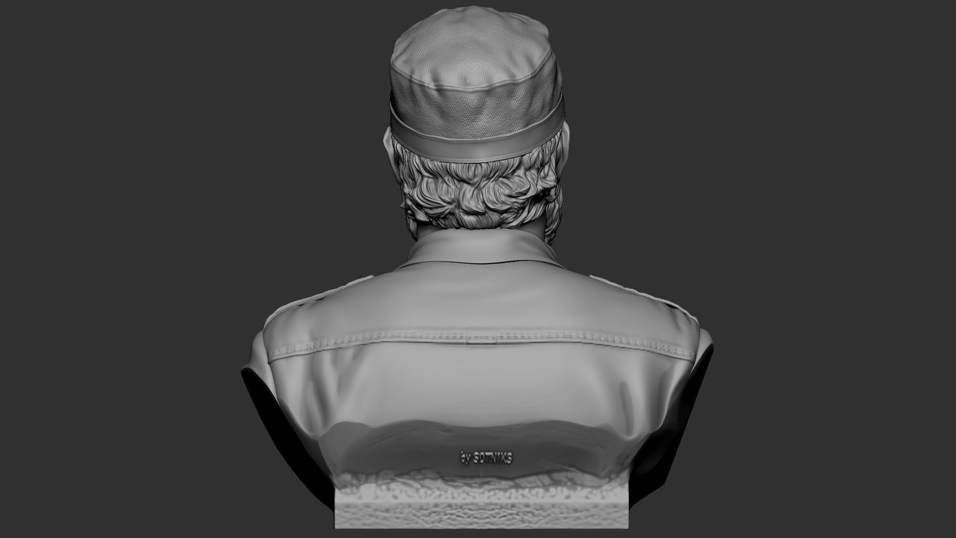 Fidel Castro 3D print model_10
