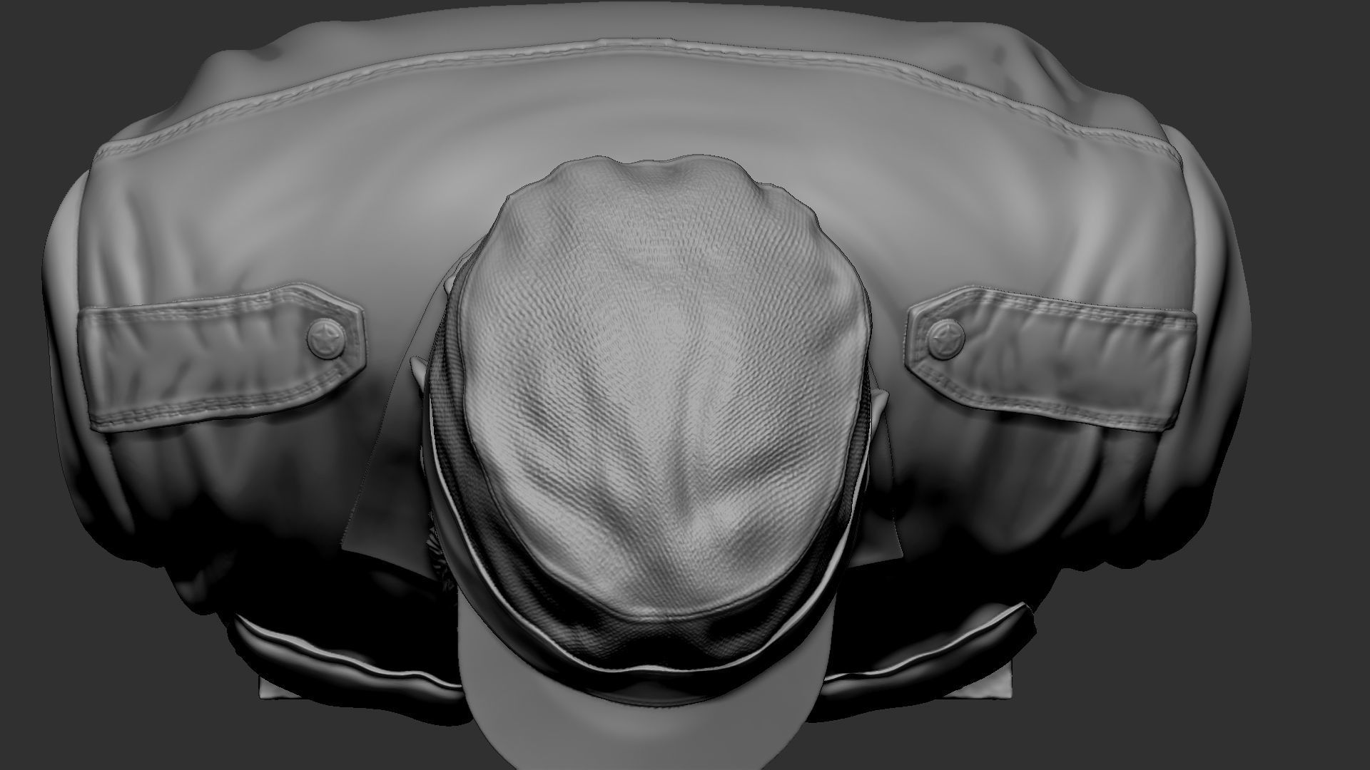 Fidel Castro 3D print model_30