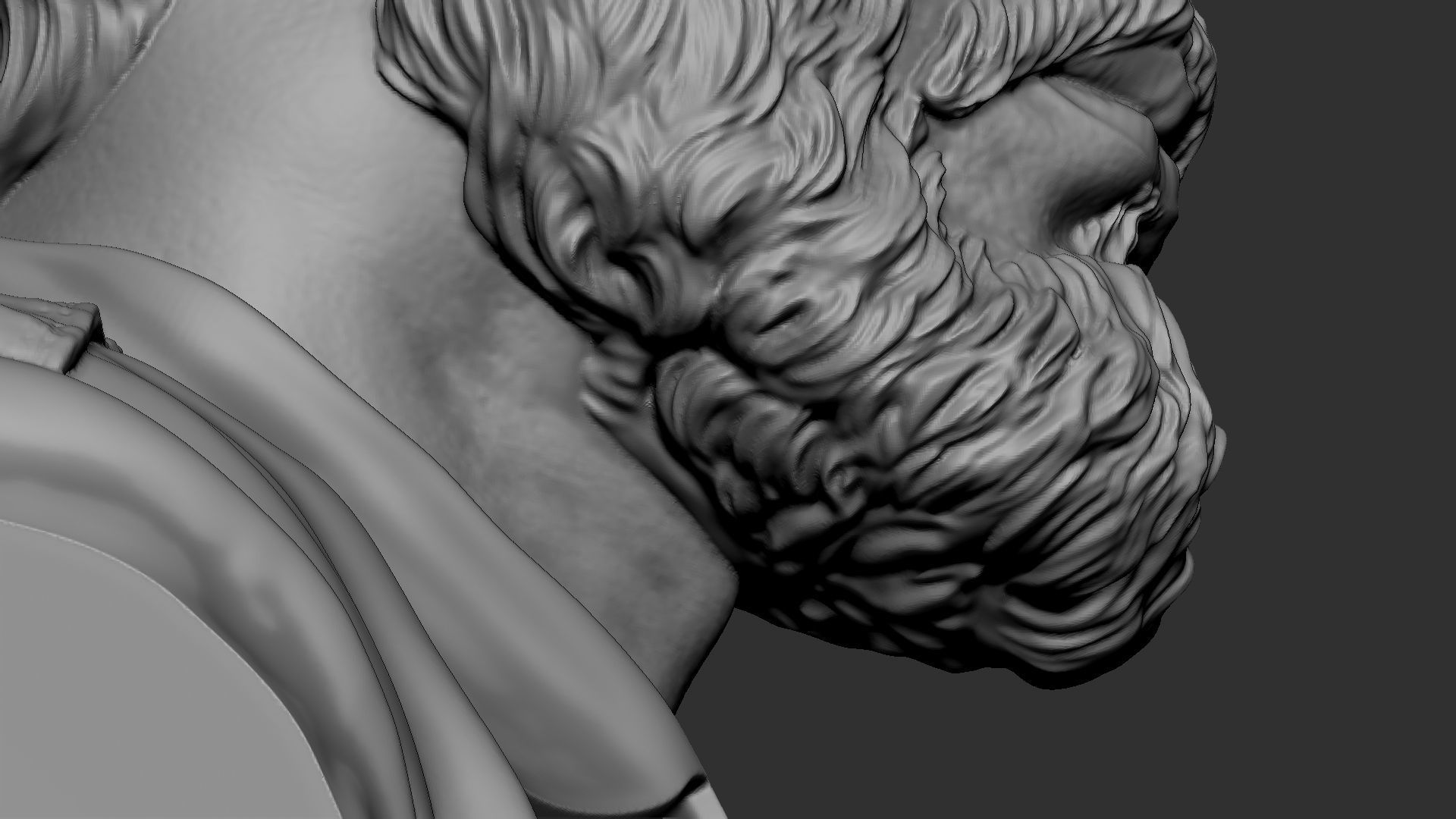 Fidel Castro 3D print model_14