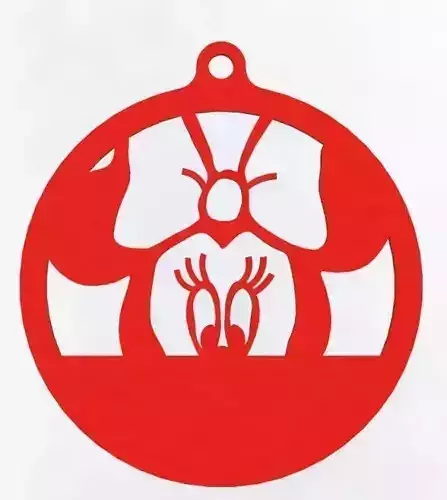 Mickey Mouse christmas tree decoration 3D print model