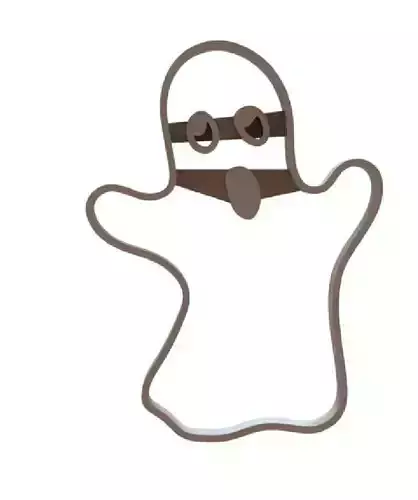 Halloween ghost cookie cutter