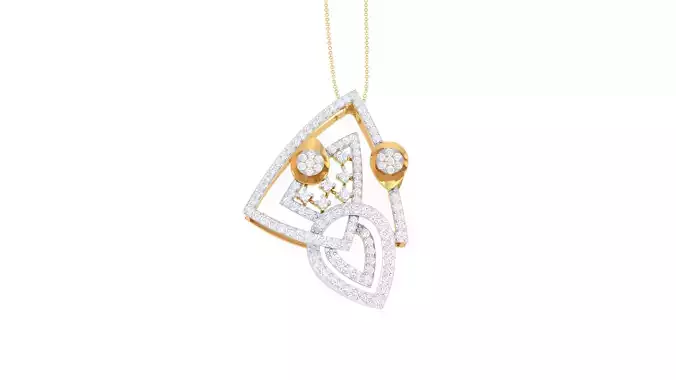 Women Pendant 3dm STL OBJ FBX Renders Details