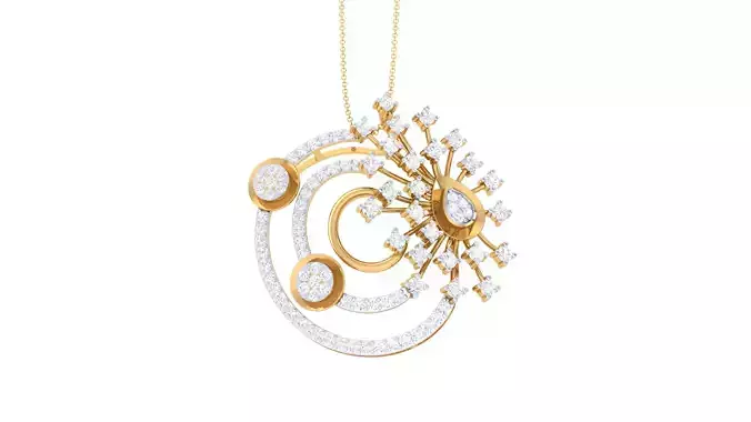 Women Pendant 3dm STL OBJ FBX Renders Details