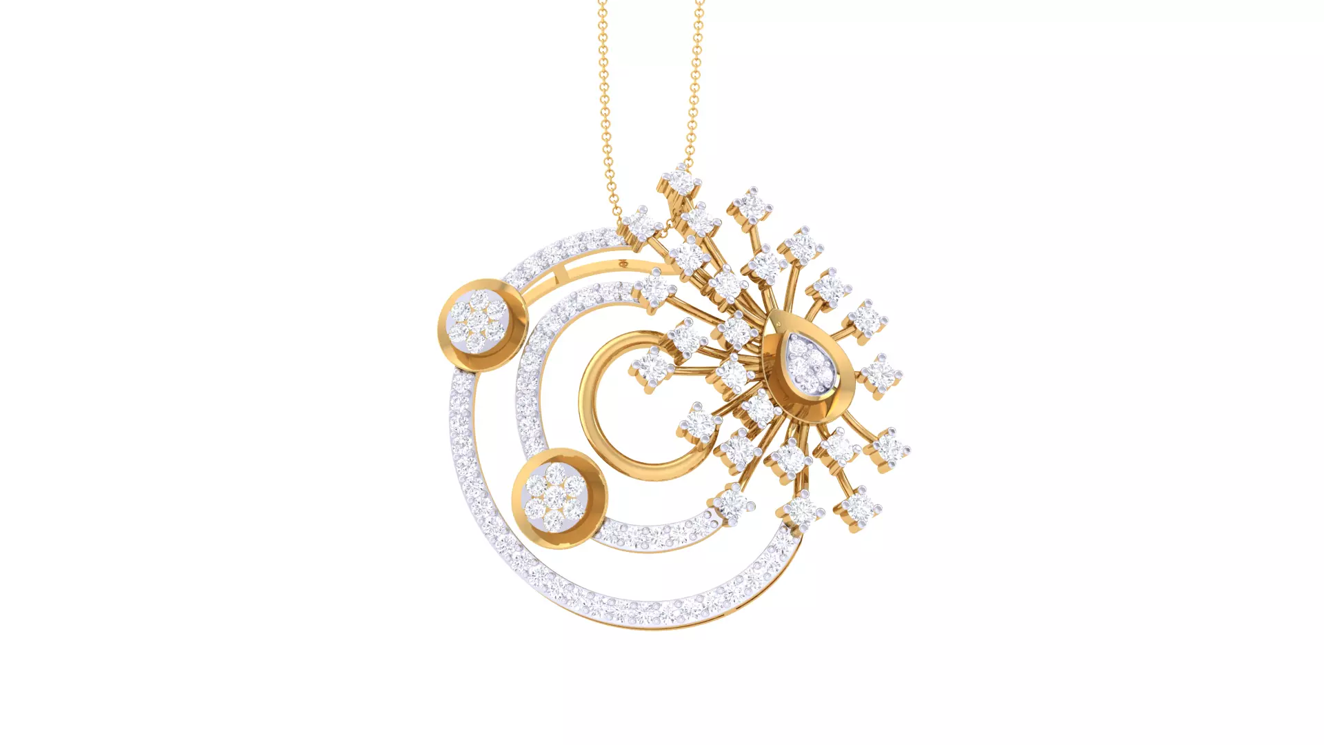 Women Pendant 3dm STL OBJ FBX Renders Details 3D print model_0