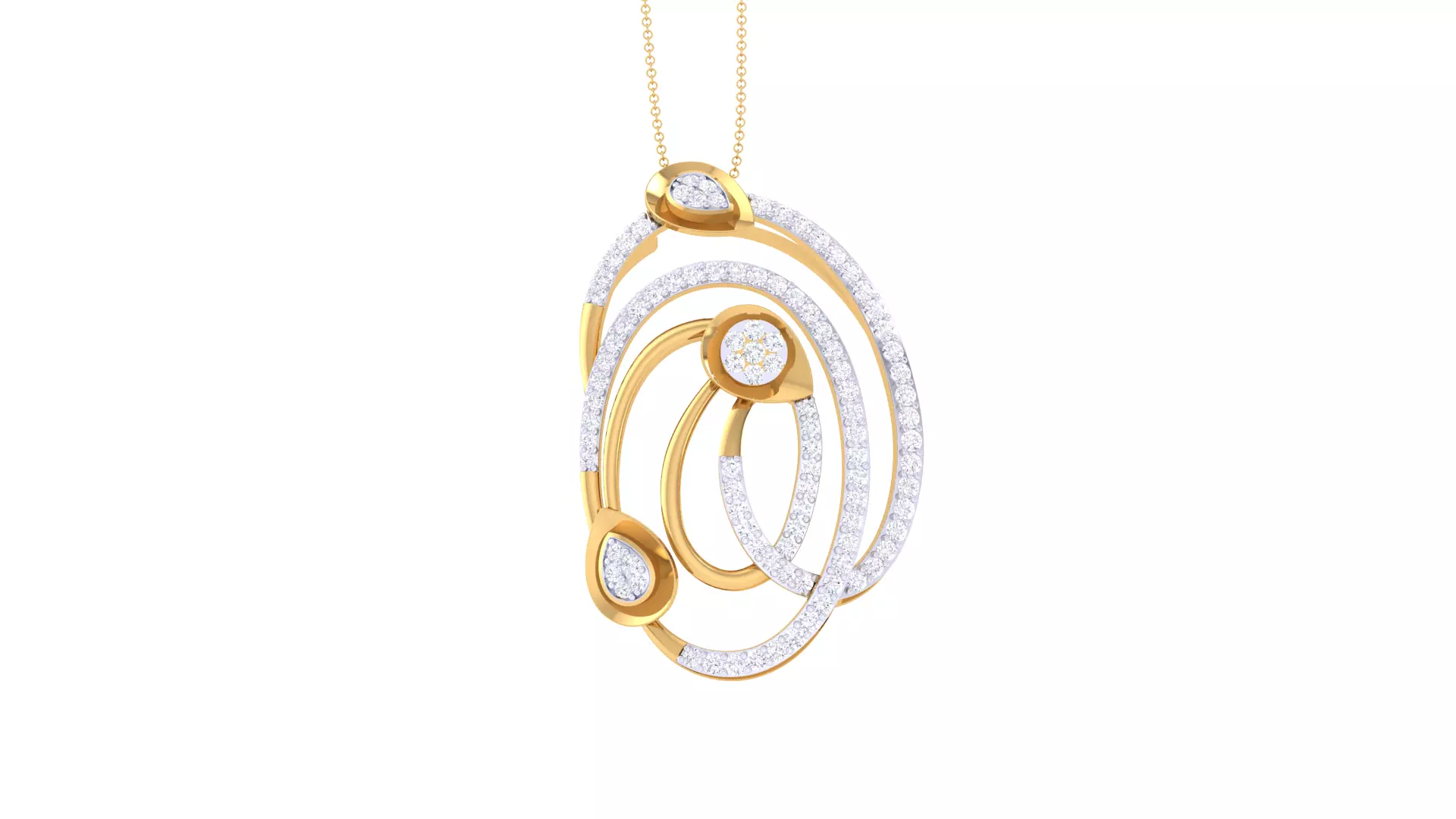 Women Pendant 3dm STL OBJ FBX Renders Details 3D print model_0