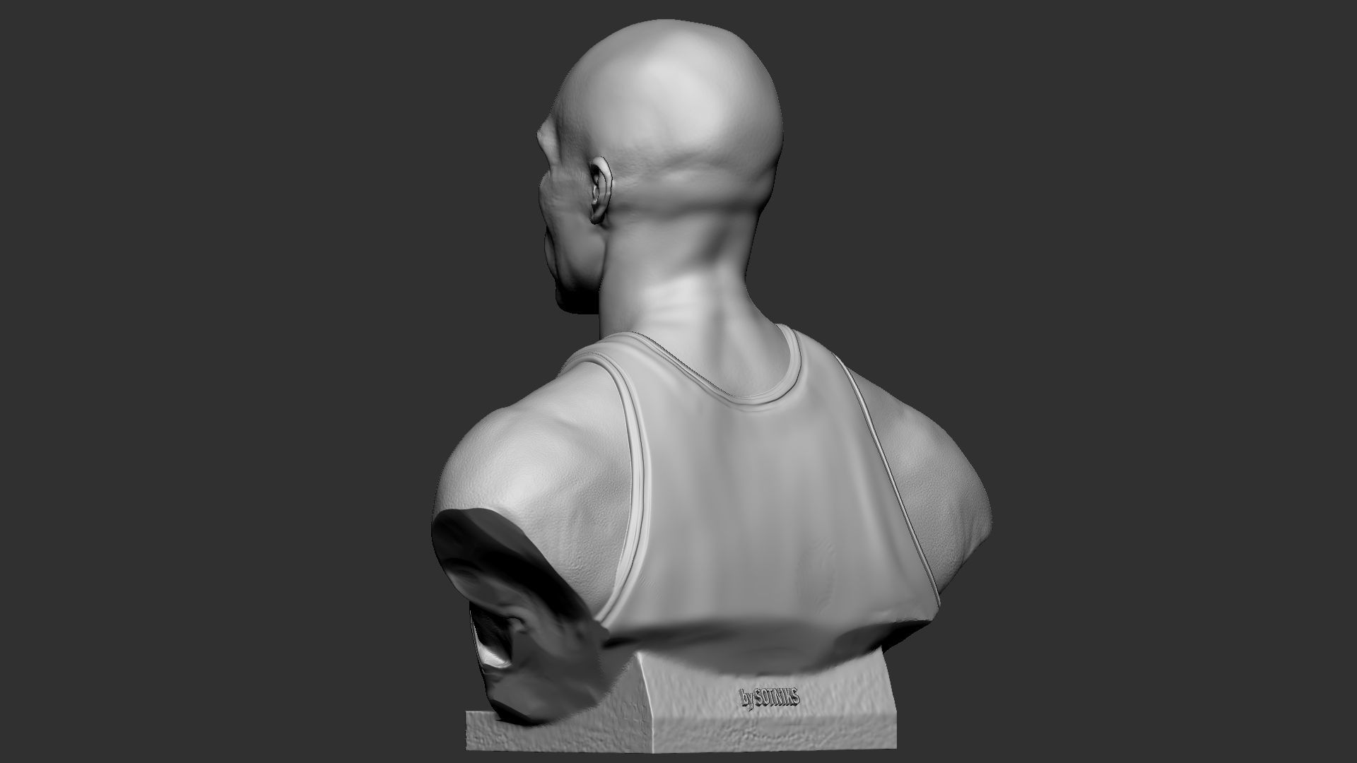 Kobe Bryant 3D print model_4