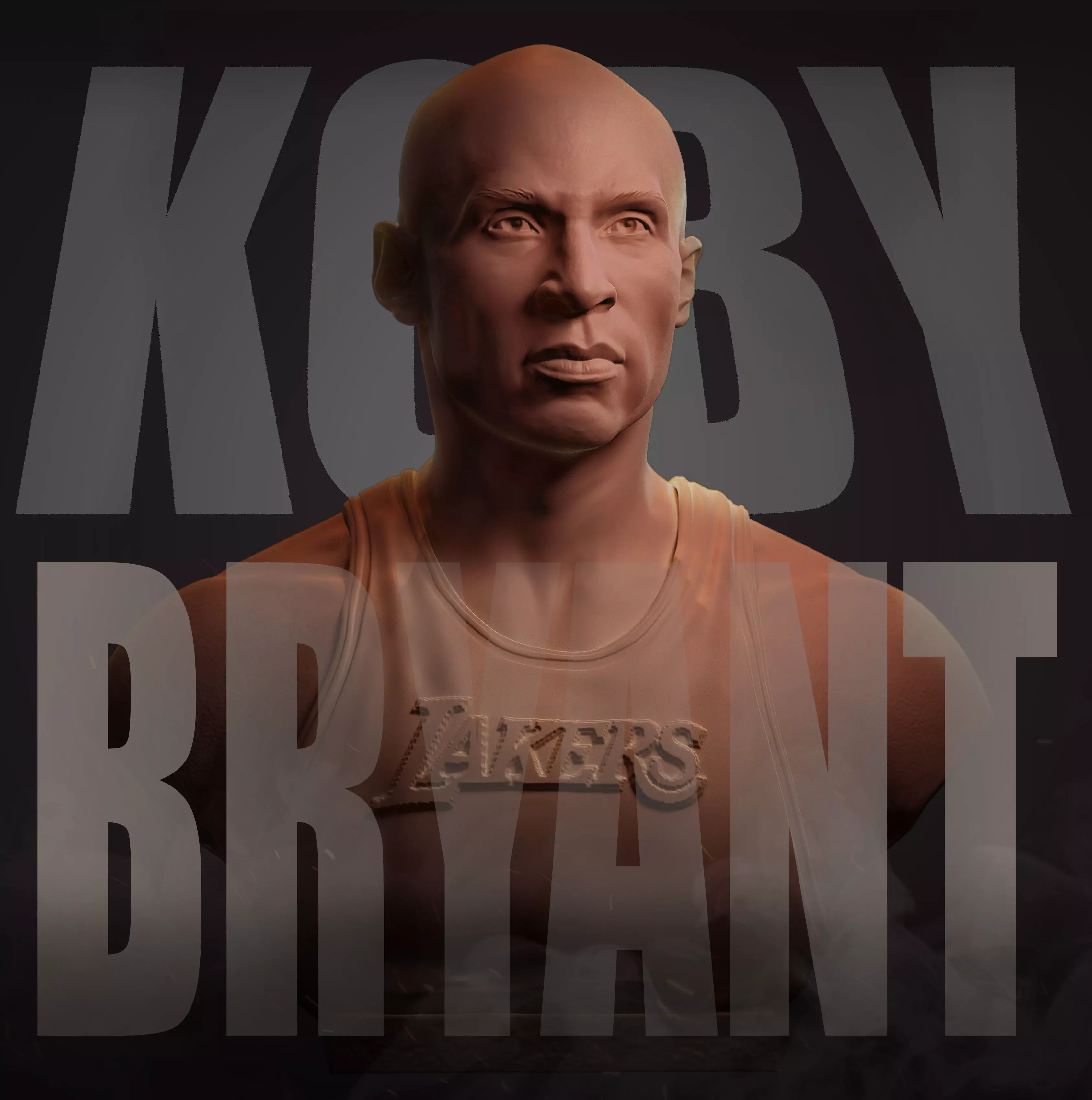 Kobe Bryant 3D print model_0
