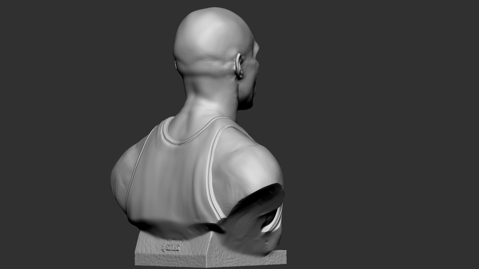 Kobe Bryant 3D print model_9