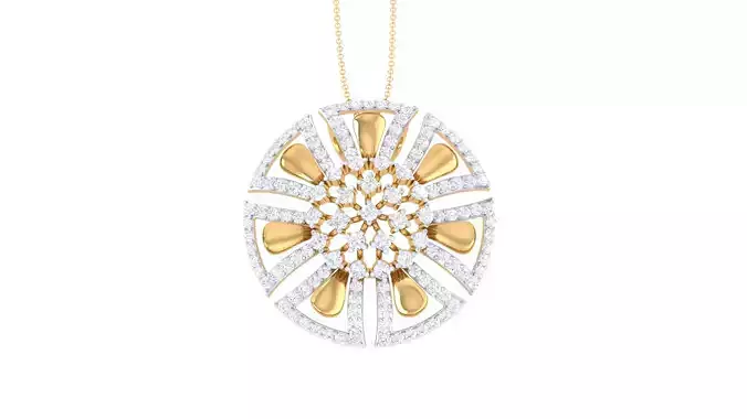 Women Pendant 3dm STL OBJ FBX Renders Details