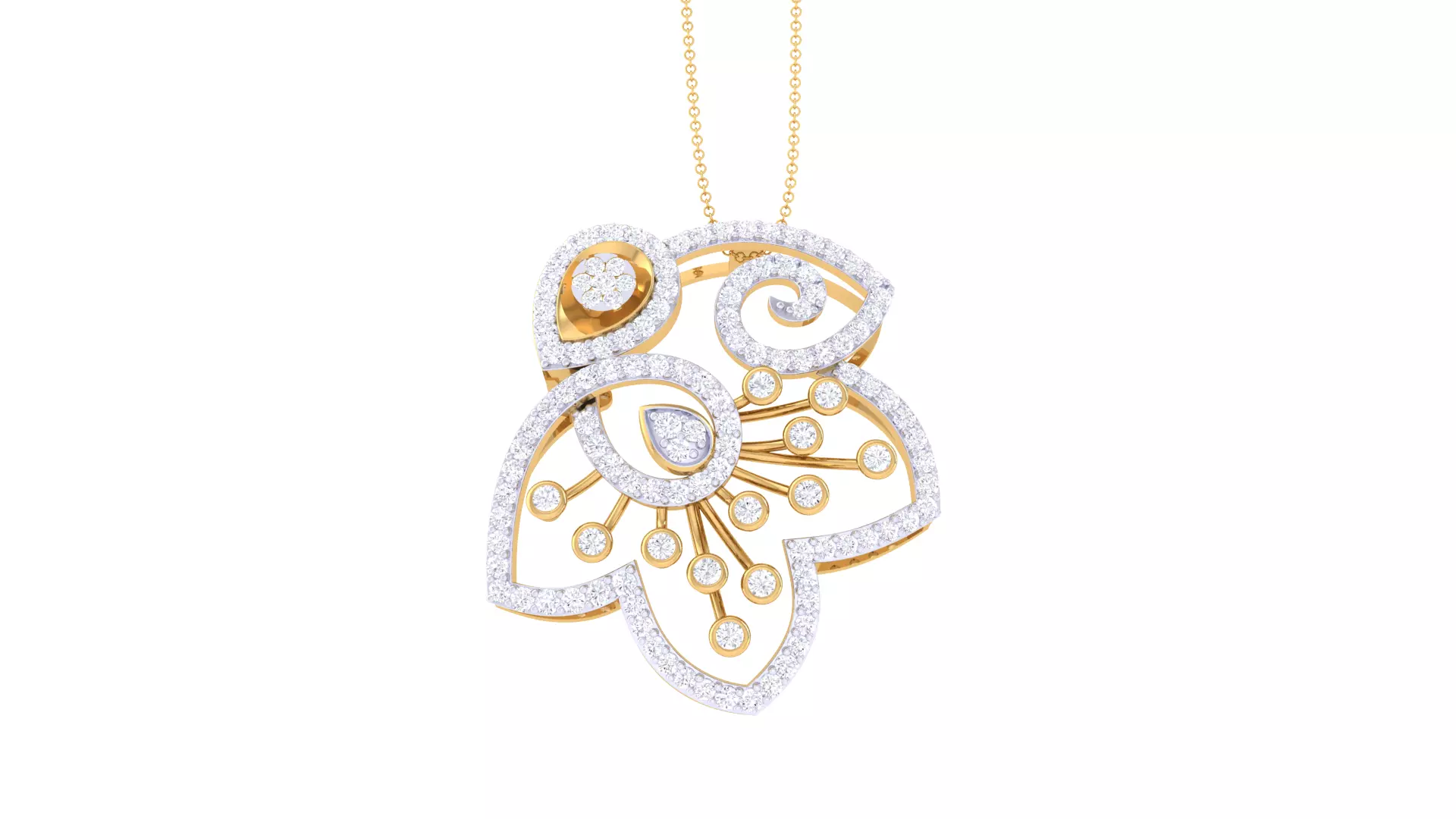 Women Pendant 3dm STL OBJ FBX Renders Details 3D print model_0