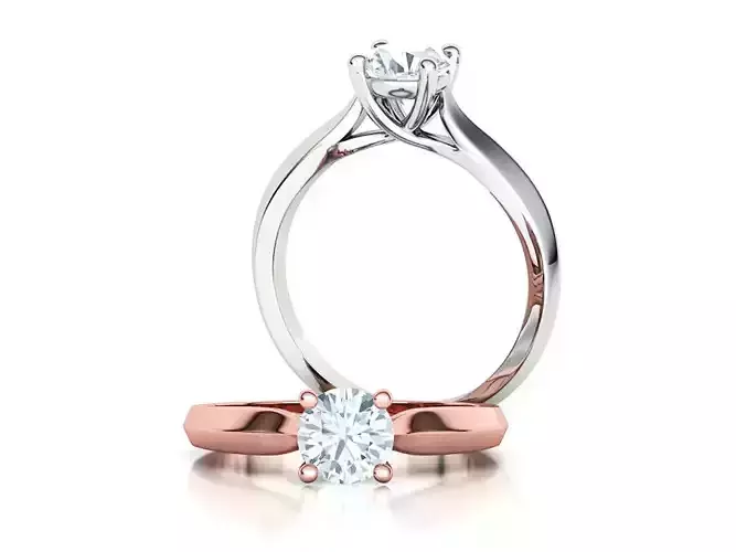 Avery Solitaire Engagement Ring Trellis ring 6mm stone